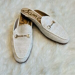 Sam Edelman White Linnie Mule size 11M